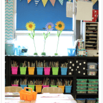 First Grade Blue Skies Classroom Reveal 2013!