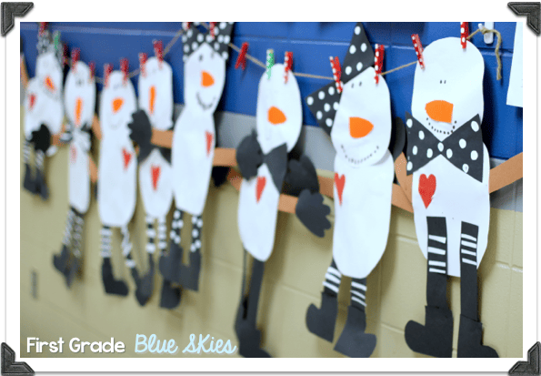 Snowman Glyph and Penguin Freebies
