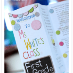 Custom Classroom Brochure for Open House {Giveaway}