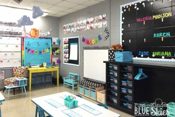 Kindergarten Classroom Reveal 2016-17 : Blue Skies with Jennifer White