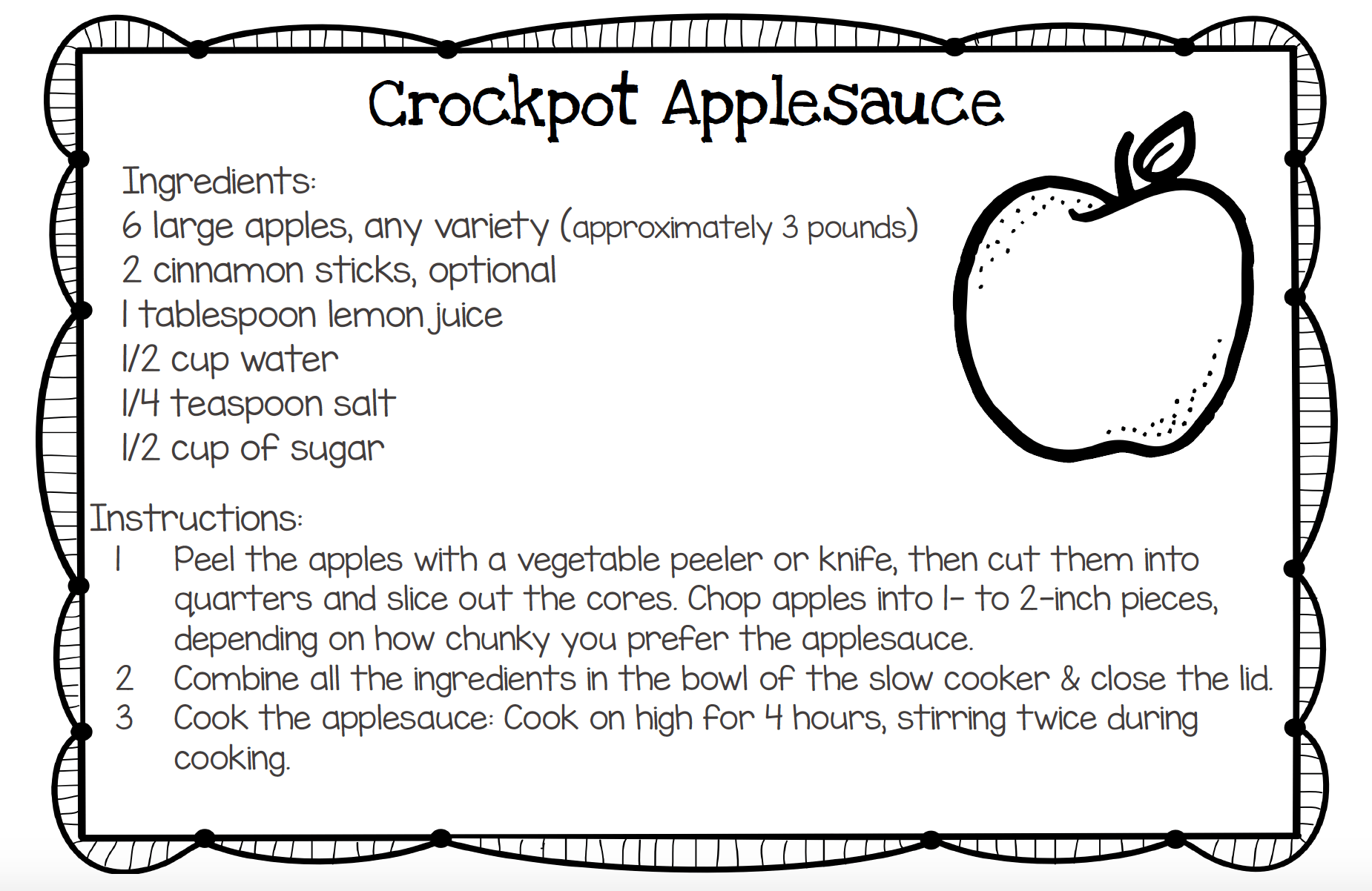 crockpot-applesauce