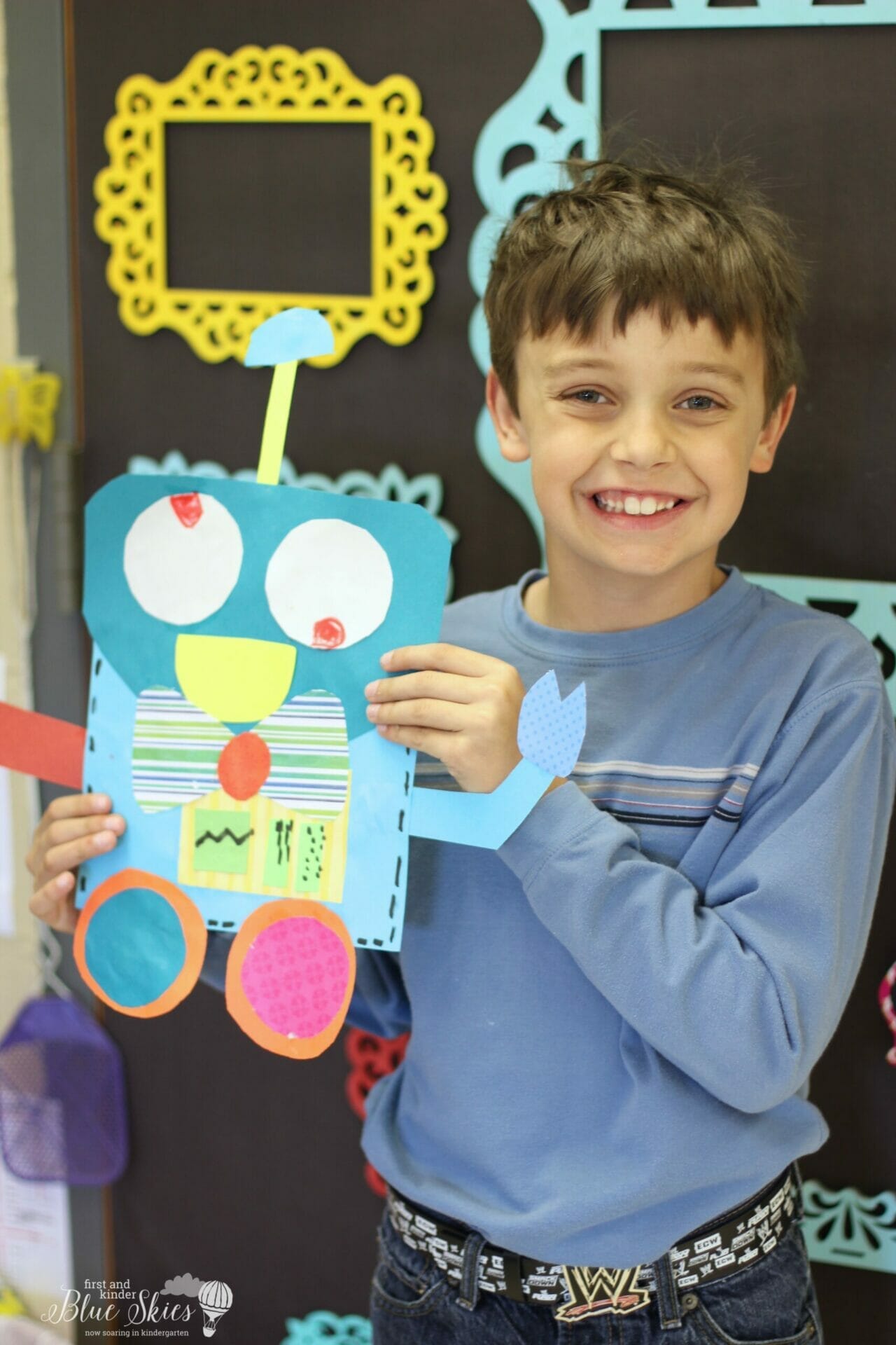 Robot Close Read and Crafts : Blue Skies with Jennifer White