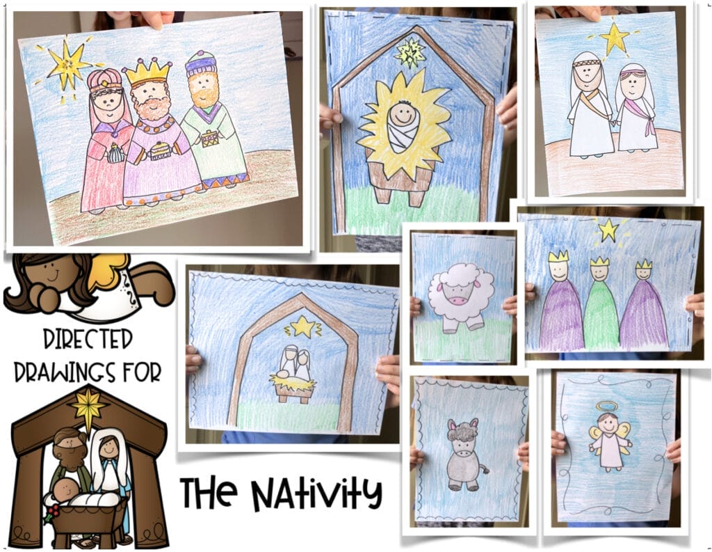 Nativity Scene, Painting, Prayer, Unique Christmas Gifts, Christian Art,  Custom Nativity Scene, Christian Artist, Custom Made - Etsy