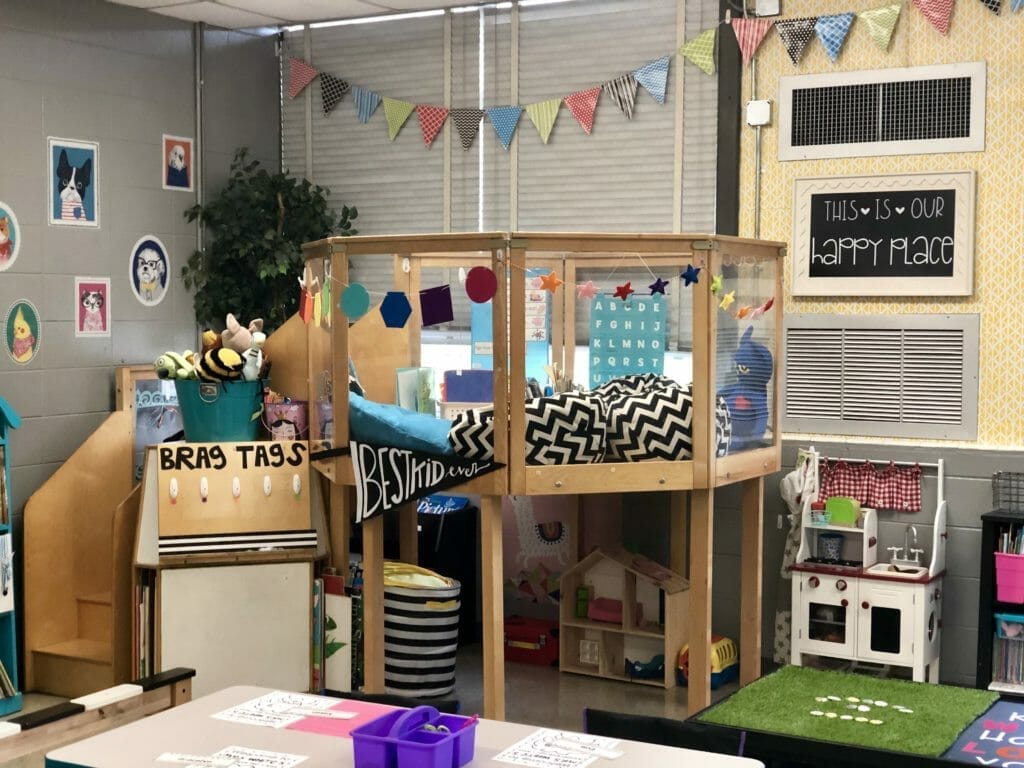 First and kinder blue skies classroom reveal 