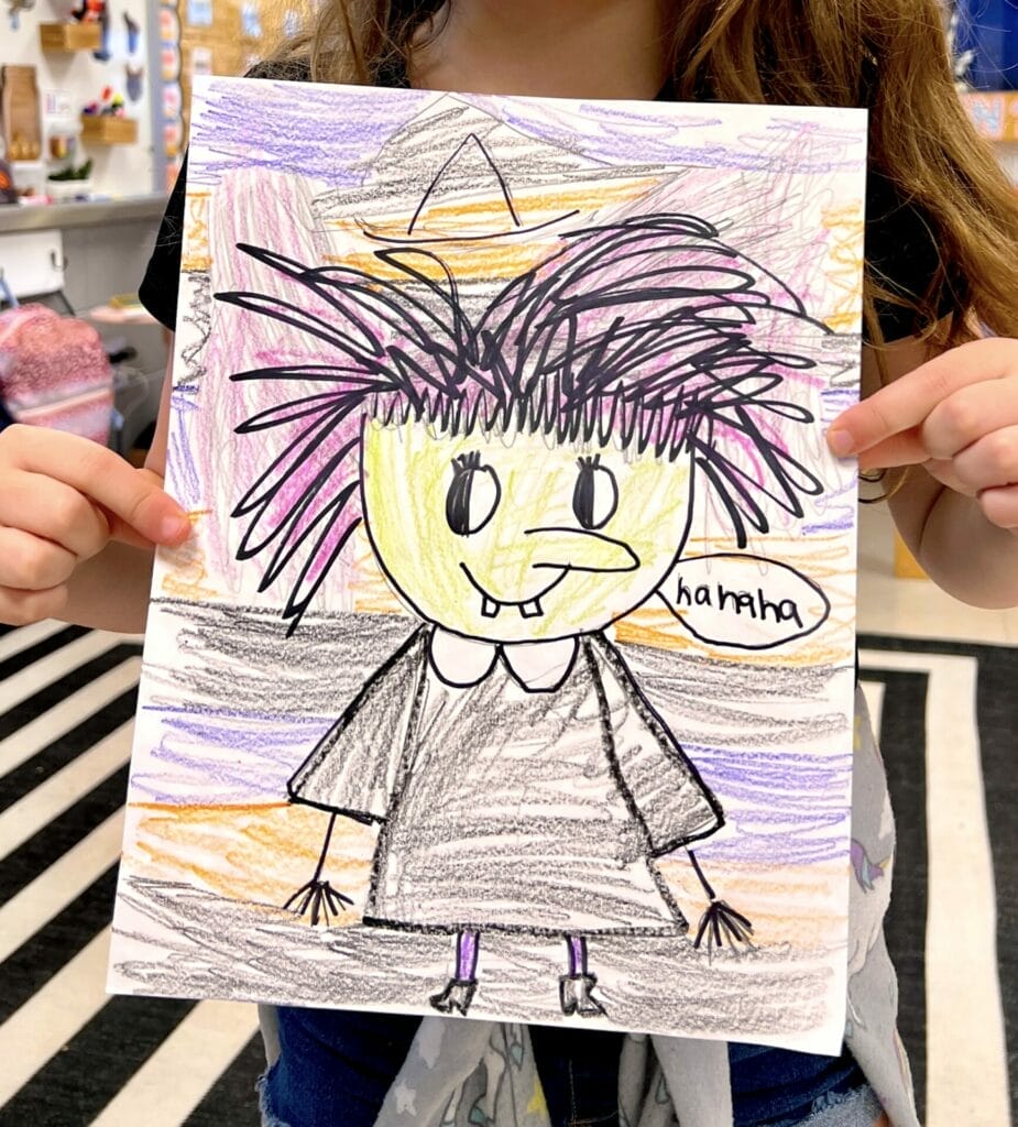 Leila Witch directed drawing