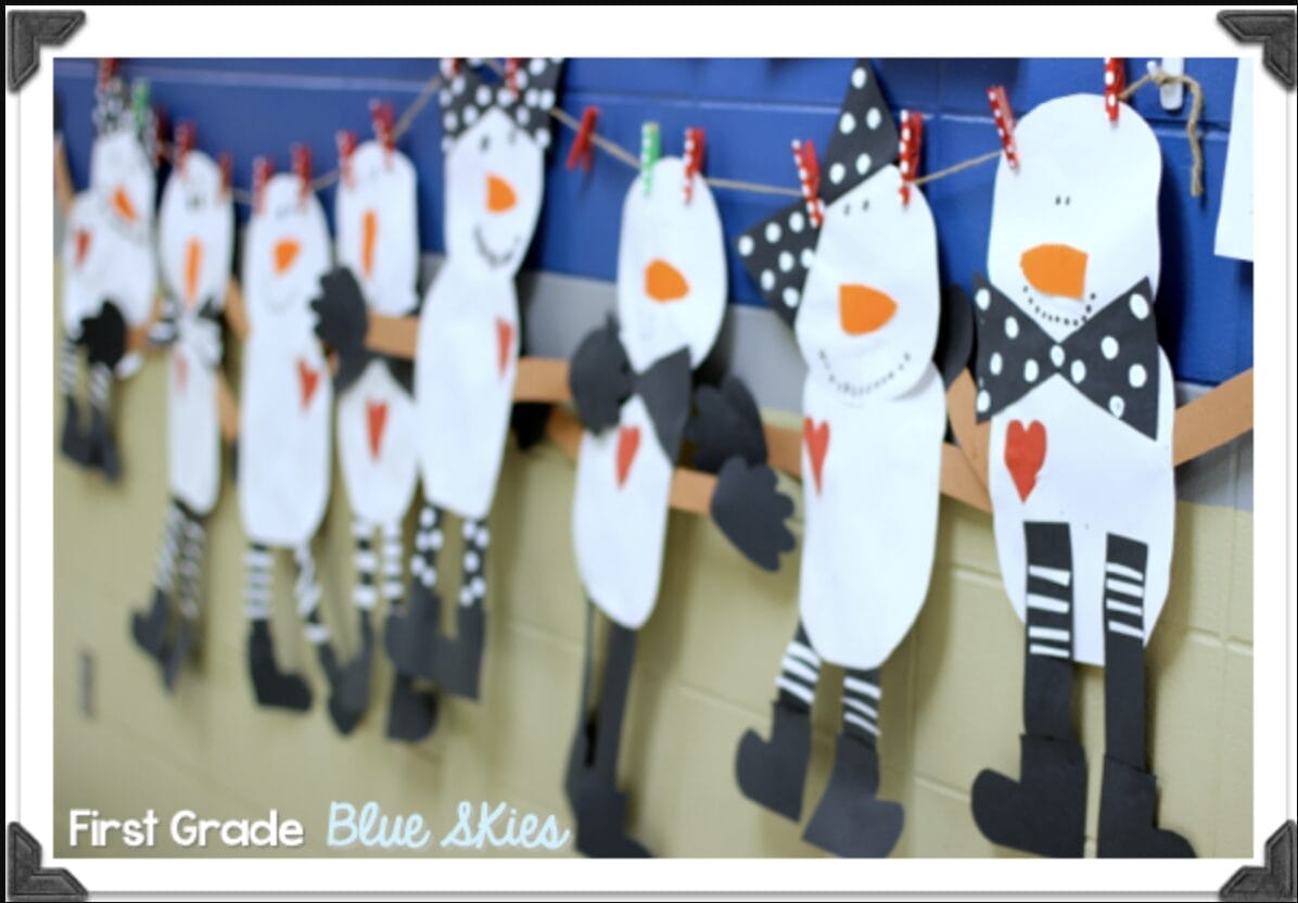 Snowman Craft : Blue Skies with Jennifer White